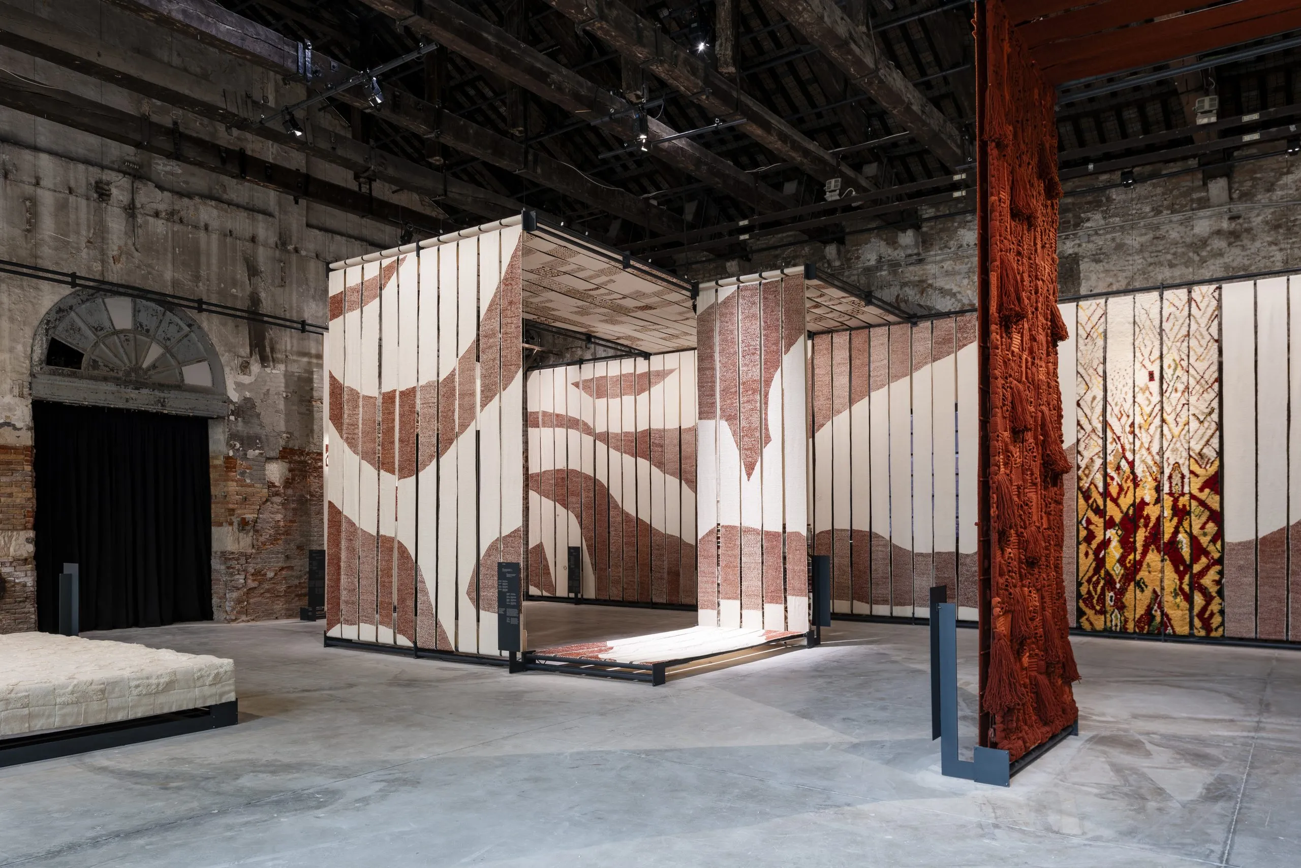 Morocco's National Pavilion at Venice Biennale Showcases Amina Agueznay's Monumental Installation 'Asǝṭṭa'