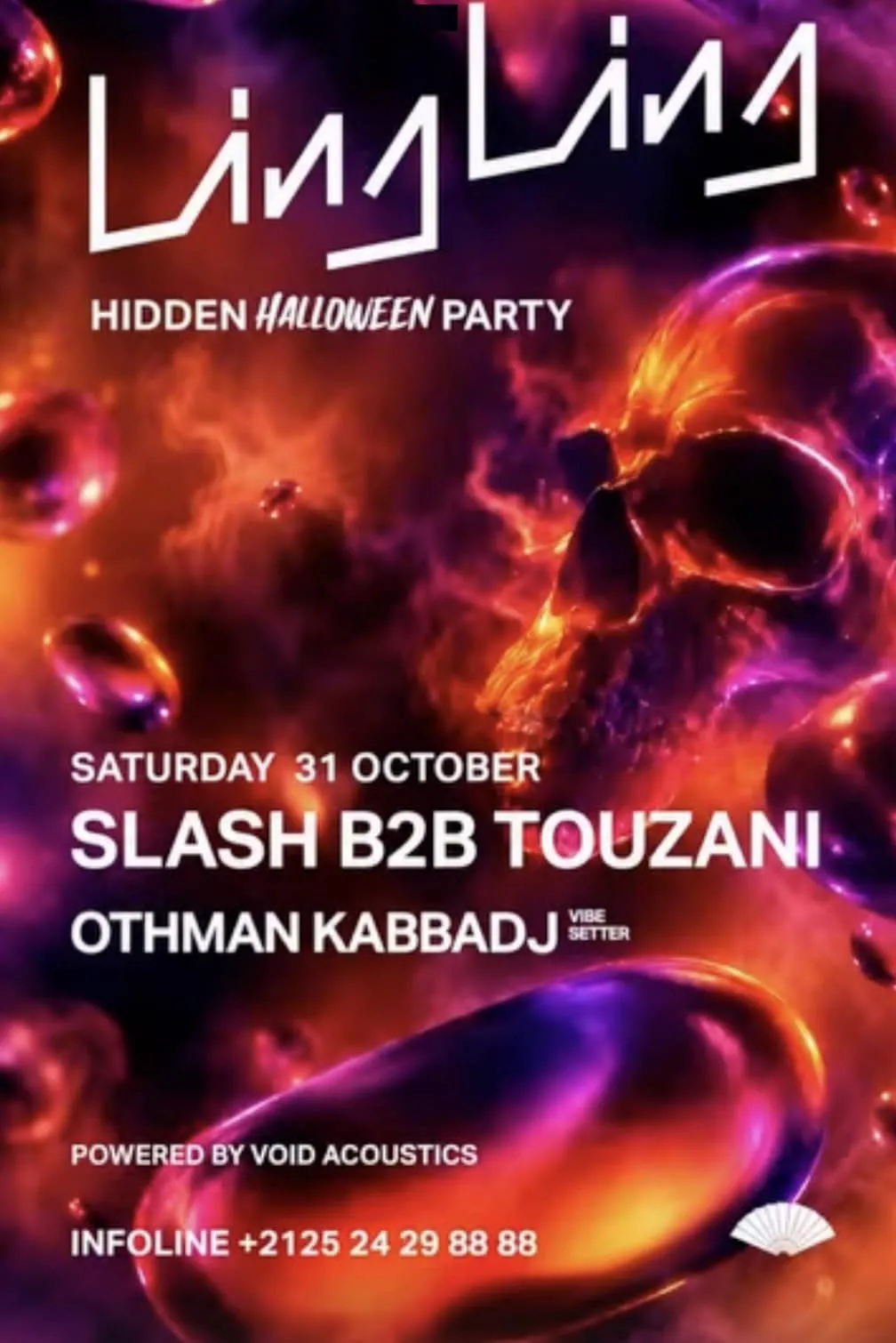 Spooktacular Hidden Halloween Party at Ling Ling, Marrakech: Slash B2B Touzani Set to Dazzle on October 31