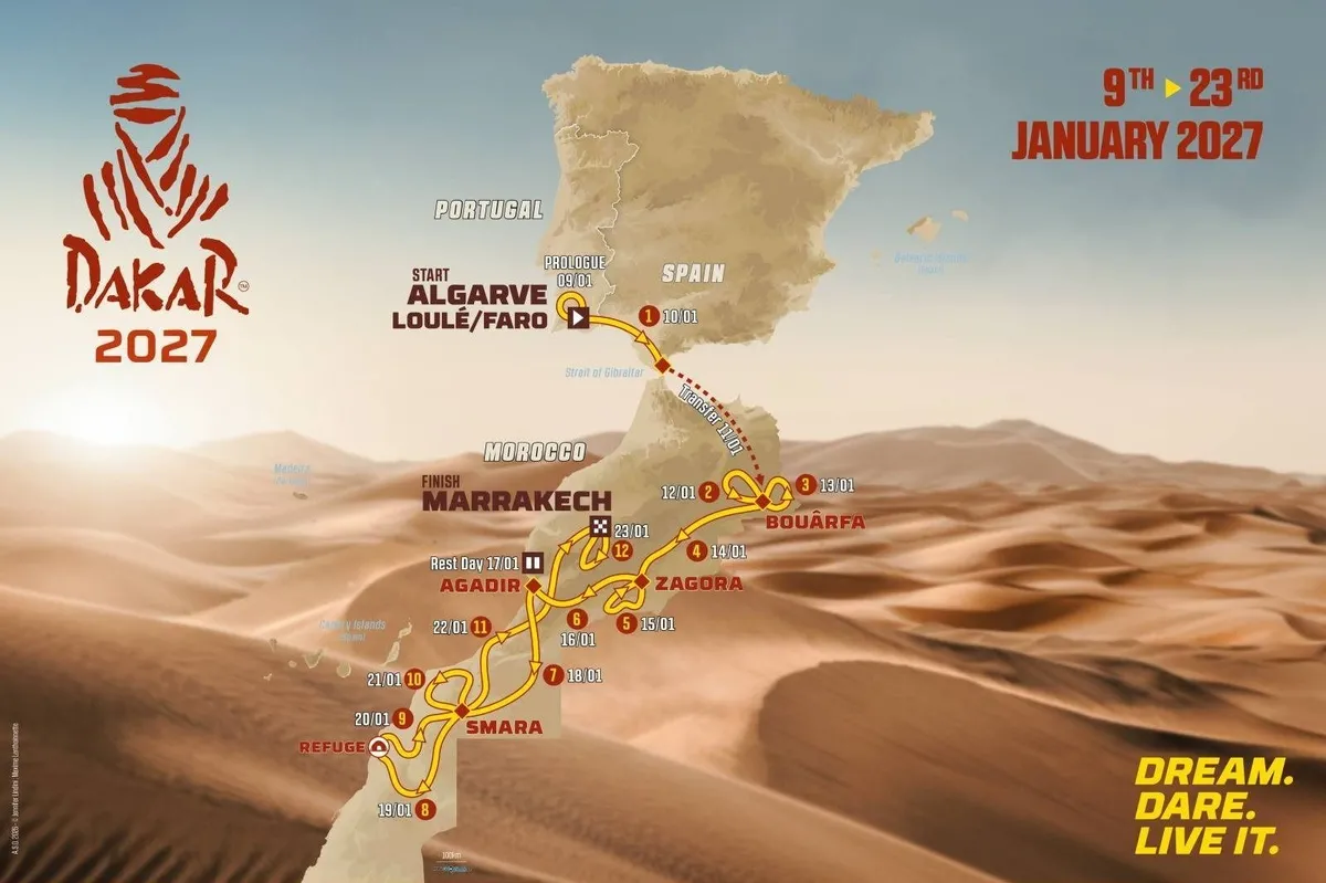 Dakar Rally 2027 to Feature Morocco and Portugal as Host Destinations